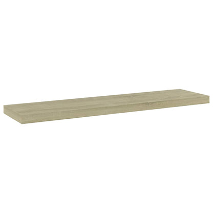 Ripiani Per Libreria 4Pz Rovere Sonoma 40X10X1,5Cm Multistrato Grigio Cemento