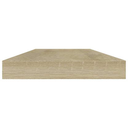 Ripiani Per Libreria 4Pz Rovere Sonoma 40X10X1,5Cm Multistrato Grigio Cemento