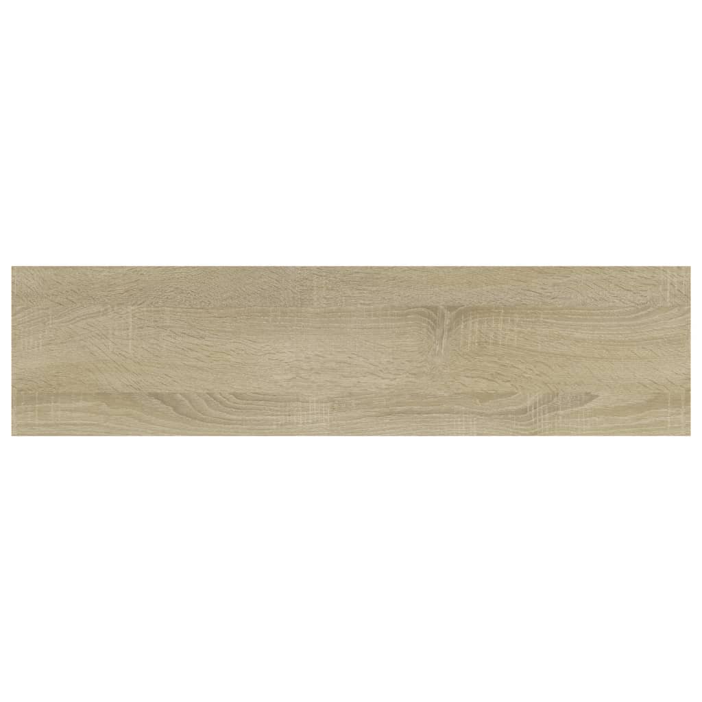 Ripiani Per Libreria 4Pz Rovere Sonoma 40X10X1,5Cm Multistrato Grigio Cemento