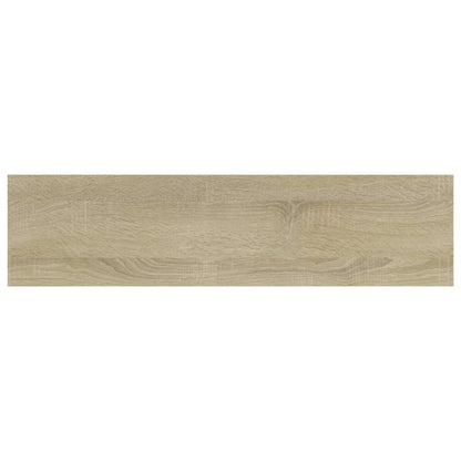 Ripiani Per Libreria 4Pz Rovere Sonoma 40X10X1,5Cm Multistrato Grigio Cemento