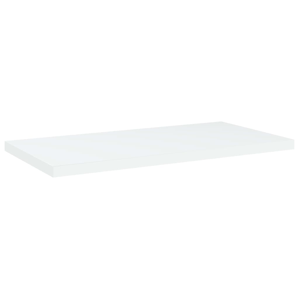 Ripiani Per Libreria 8Pz Bianchi 40X20X1,5 Cm Legno Multistrato Grigio Cemento