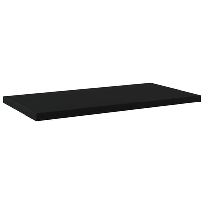Ripiani Per Libreria 4Pz Neri 40X20X1,5Cm In Legno Multistrato Grigio Cemento