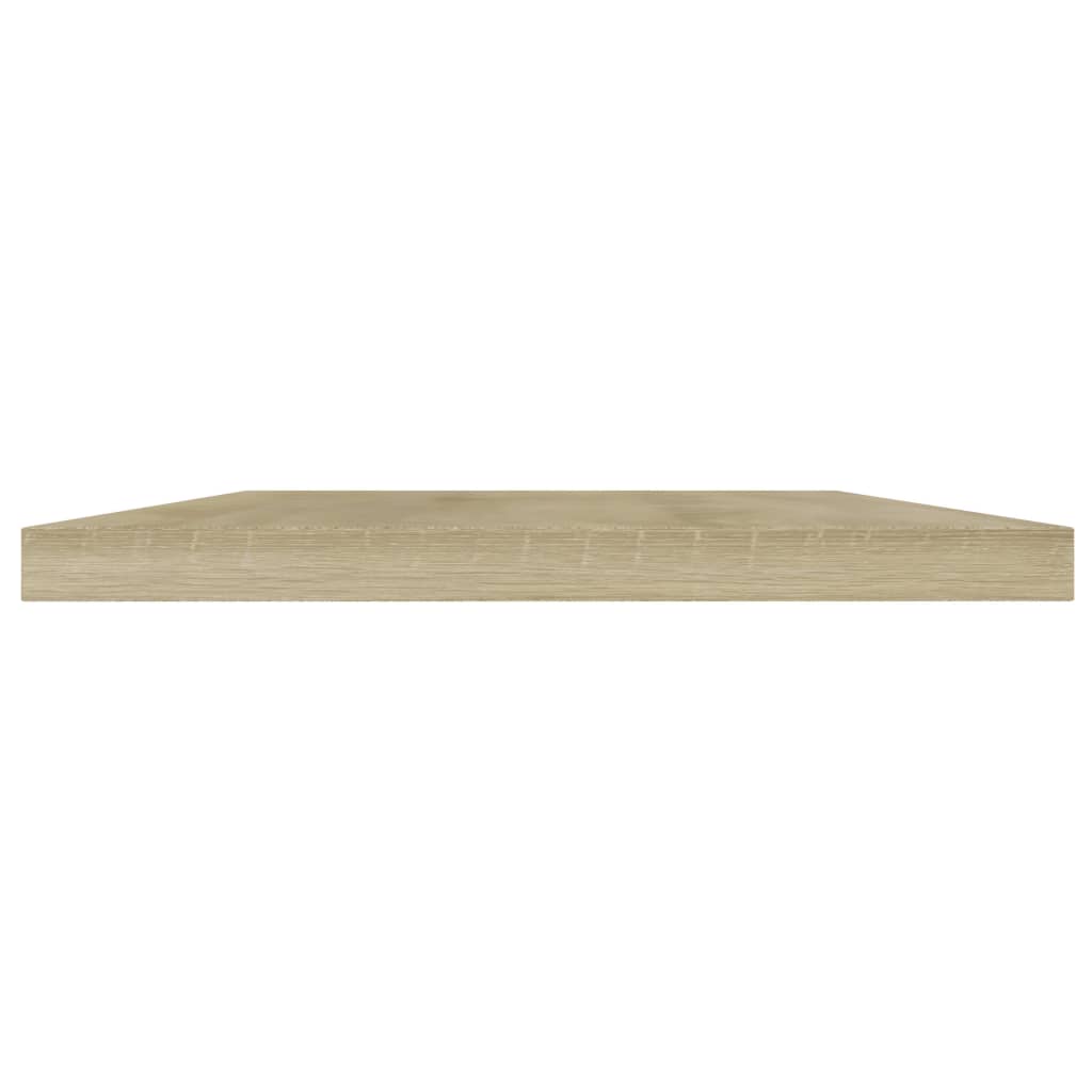 Ripiani Per Libreria 8Pz Rovere Sonoma 40X20X1,5Cm Multistrato Grigio Cemento