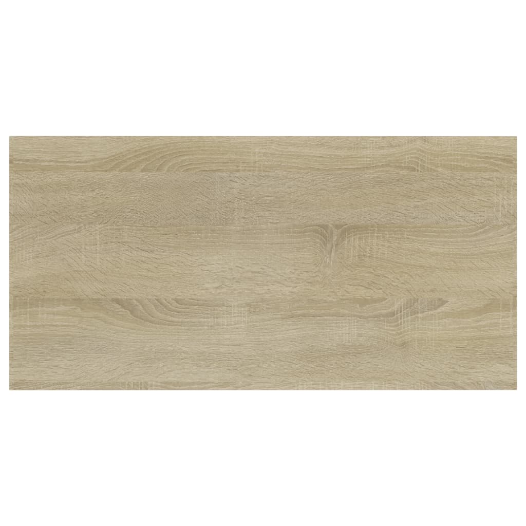Ripiani Per Libreria 8Pz Rovere Sonoma 40X20X1,5Cm Multistrato Grigio Cemento