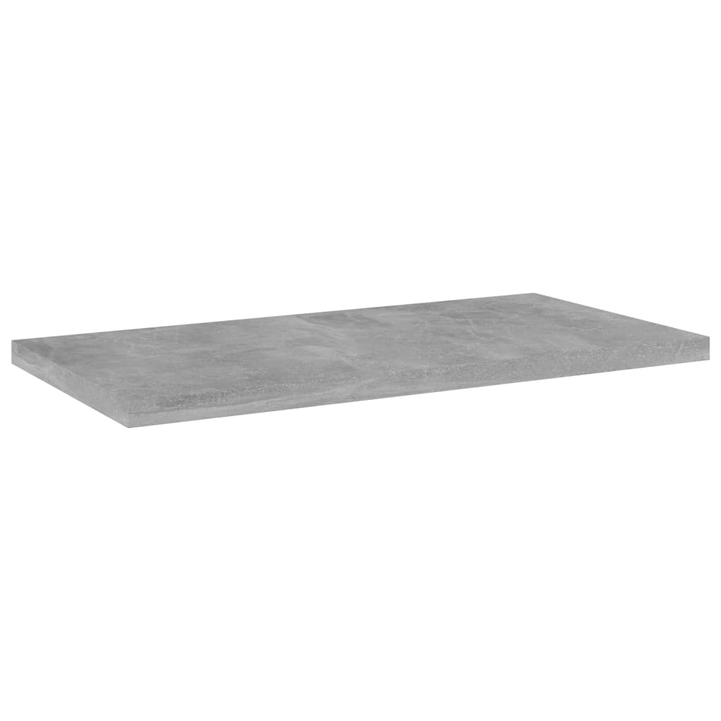 Ripiani Per Libreria 4Pz Grigio Cemento 40X20X1,5Cm Multistrato Grigio Cemento
