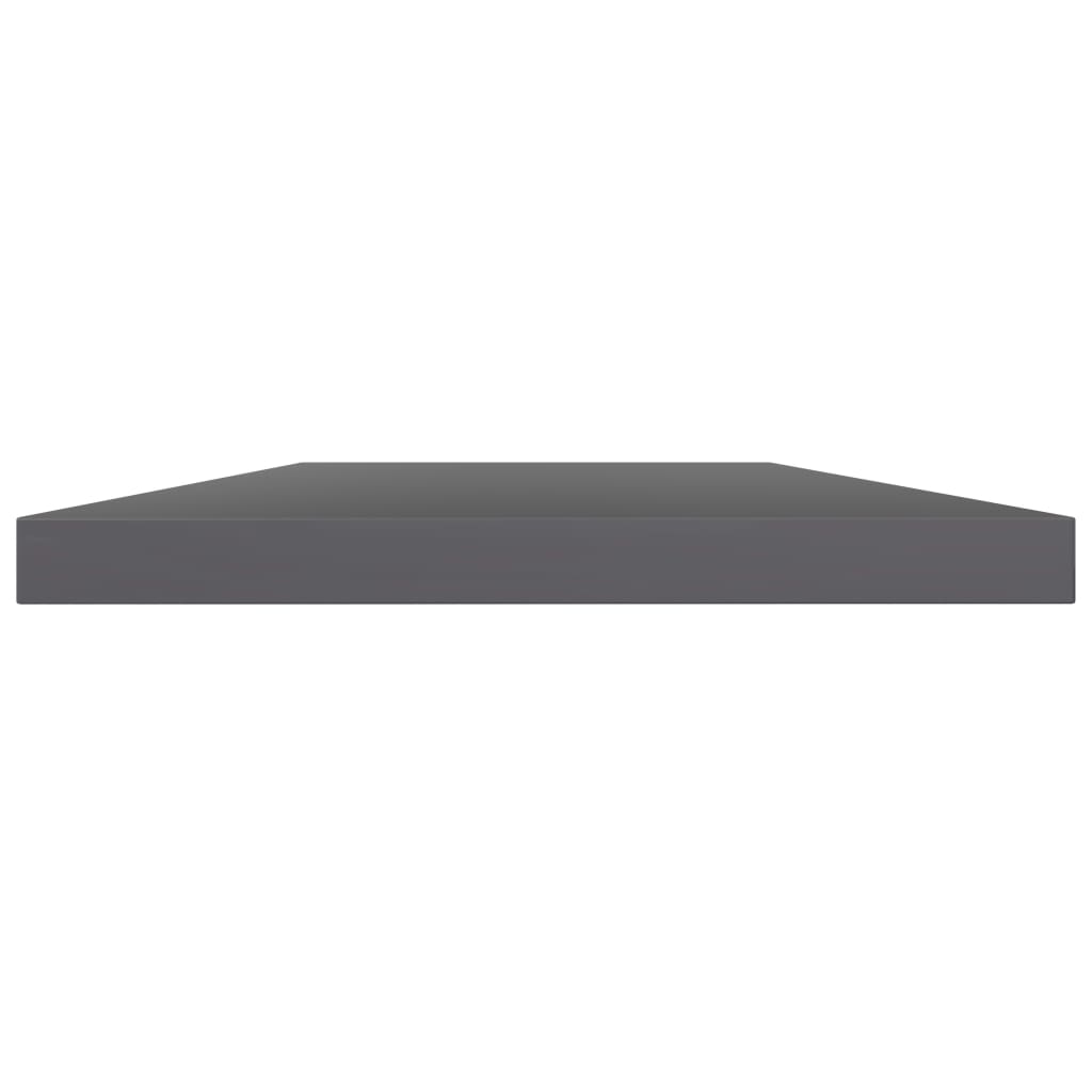 Ripiani Per Libreria 8Pz Grigio Lucido 40X20X1,5Cm Multistrato Grigio Cemento