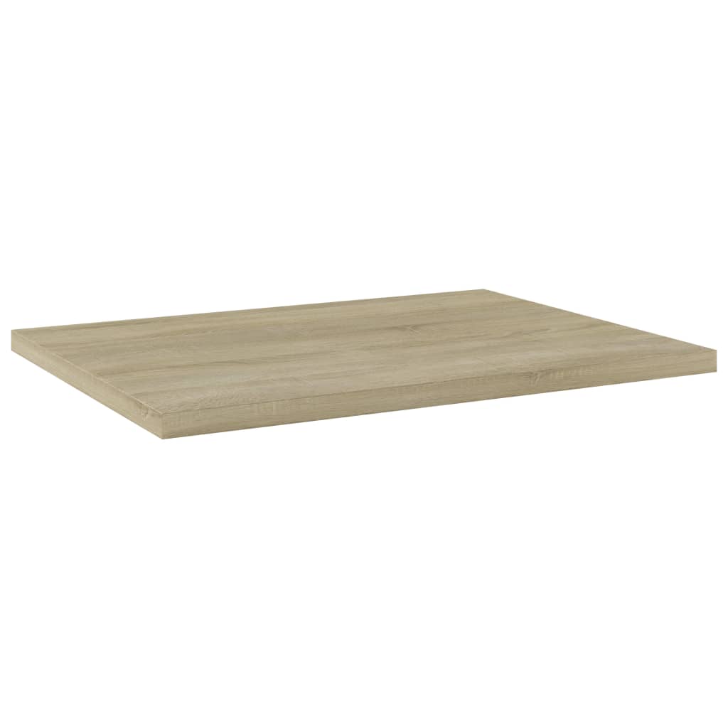 Ripiani Per Libreria 4Pz Rovere Sonoma 40X30X1,5Cm Multistrato Grigio Cemento