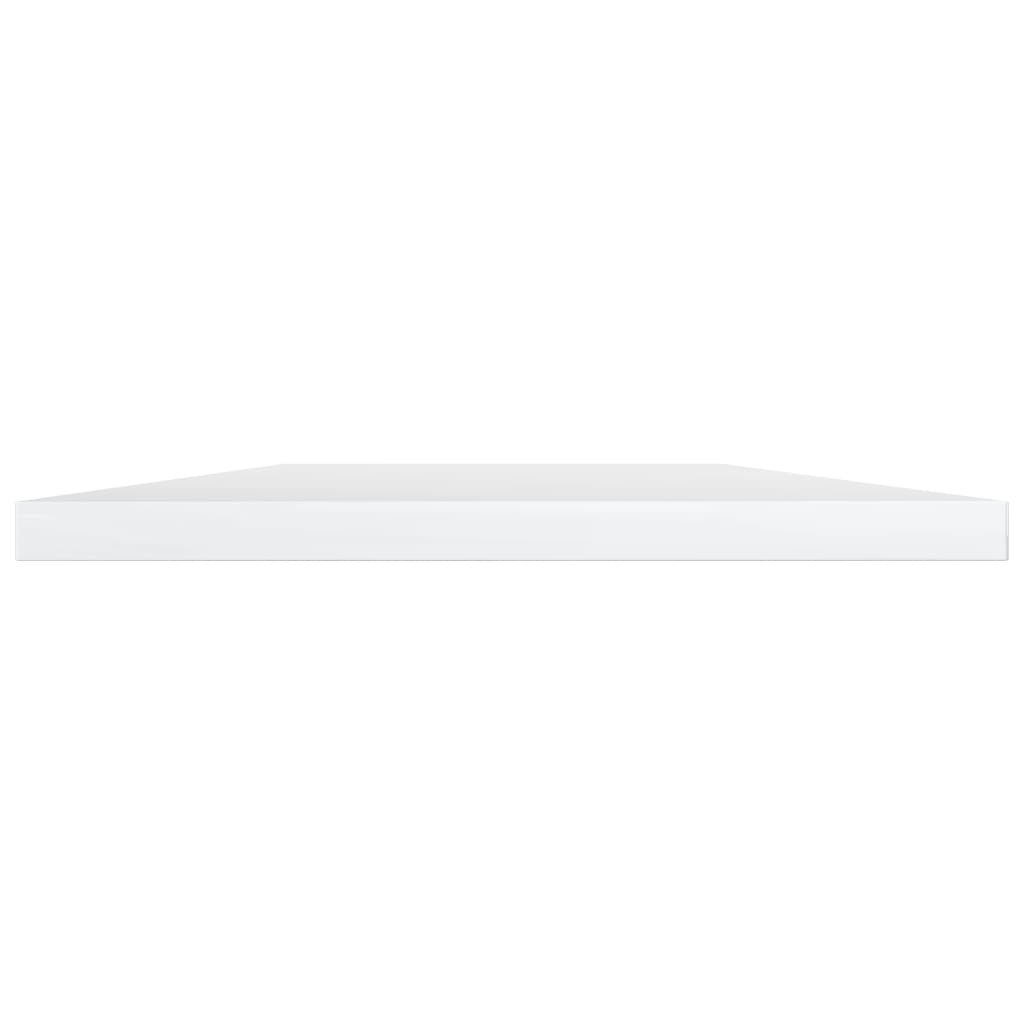 Ripiani Per Libreria 4 Pz Bianco Lucido 40X30X1,5Cm Multistrato Grigio Cemento