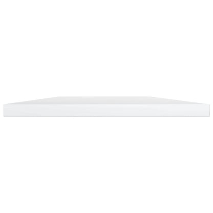 Ripiani Per Libreria 4 Pz Bianco Lucido 40X30X1,5Cm Multistrato Grigio Cemento