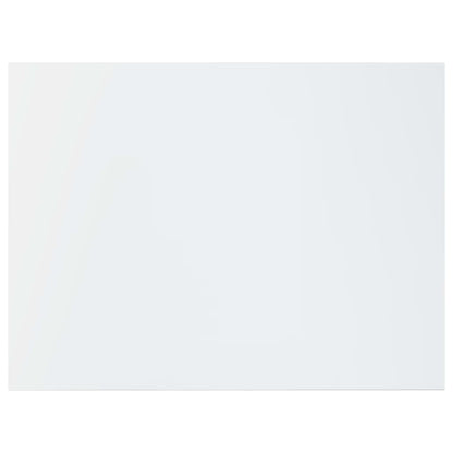 Ripiani Per Libreria 4 Pz Bianco Lucido 40X30X1,5Cm Multistrato Grigio Cemento