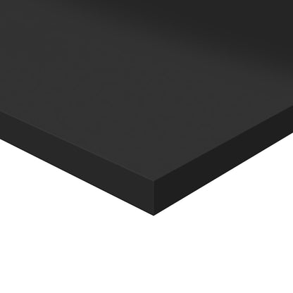 Ripiani Per Libreria 4Pz Nero Lucido 40X30X1,5Cm Multistrato Grigio Cemento