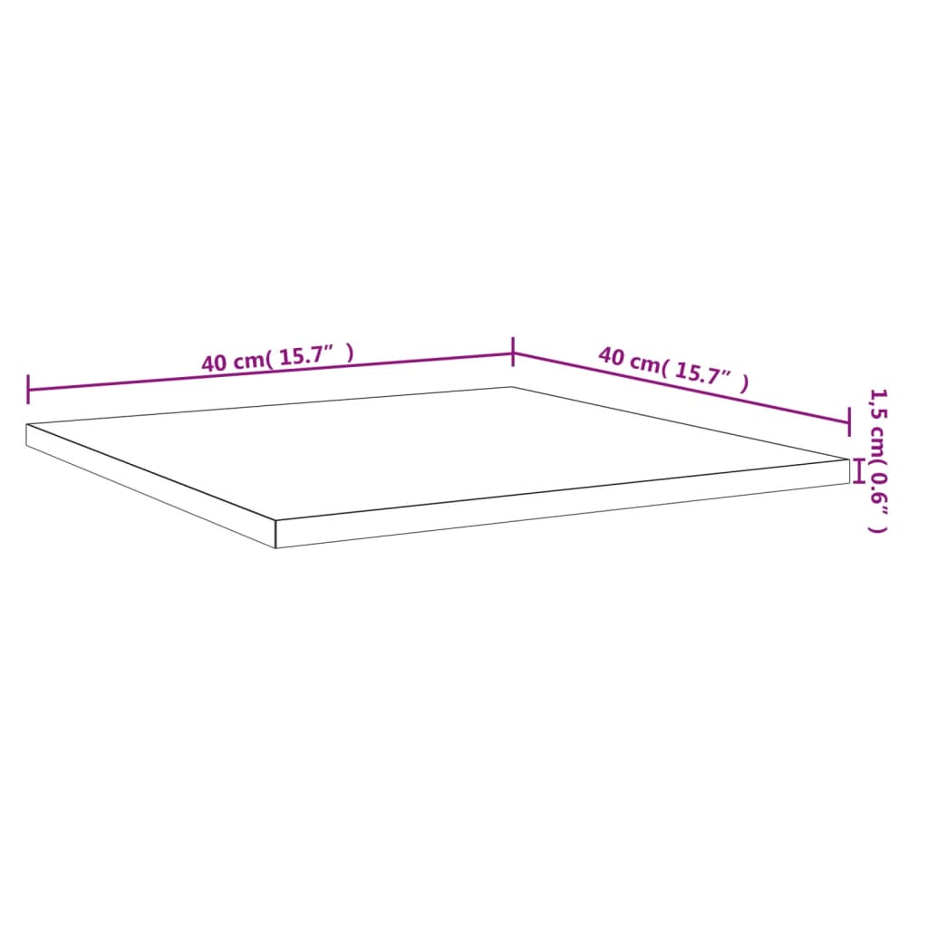 Ripiani Per Libreria 4Pz Neri 40X40X1,5Cm In Legno Multistrato Grigio Cemento