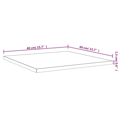 Ripiani Per Libreria 4Pz Neri 40X40X1,5Cm In Legno Multistrato Grigio Cemento