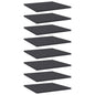 Ripiani Per Libreria 8Pz Grigi 40X40X1,5Cm In Legno Multistrato Grigio Cemento