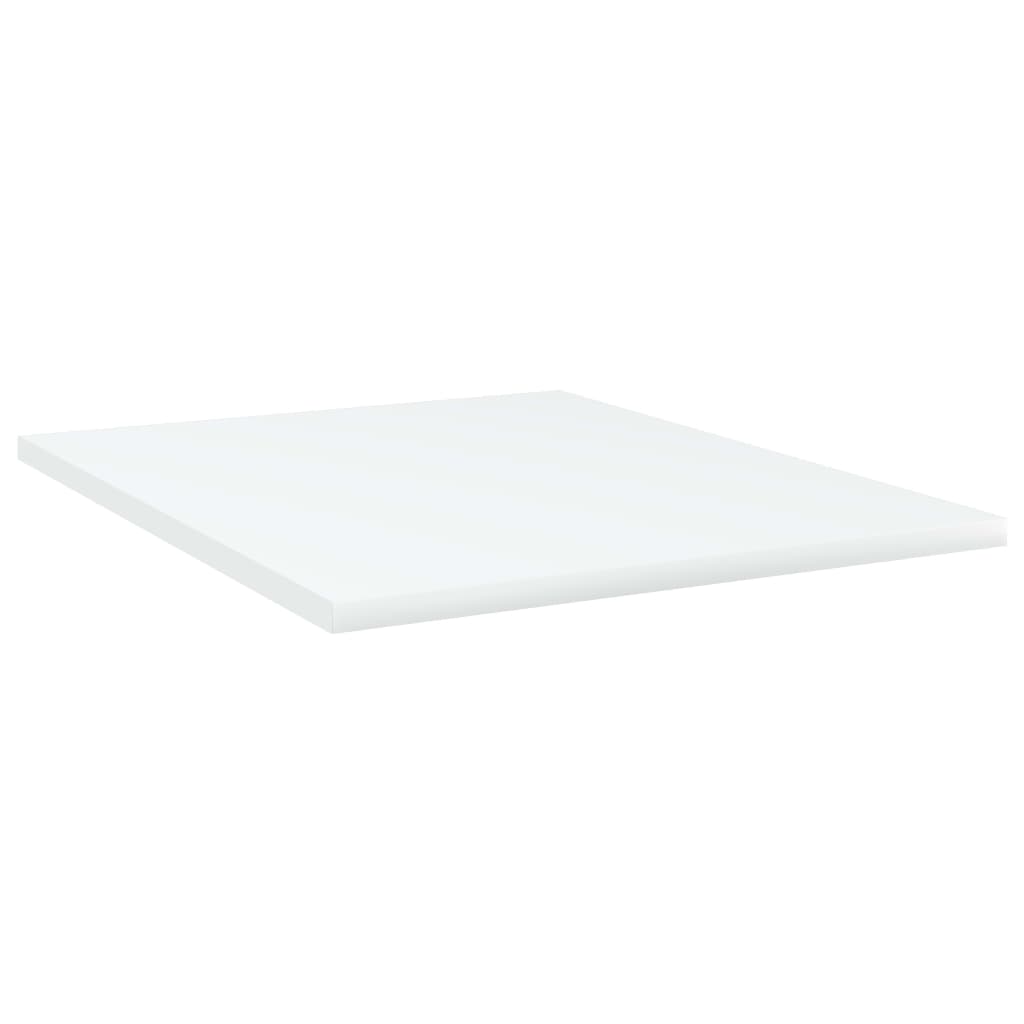 Ripiani Per Libreria 8Pz Bianchi 40X50X1,5Cm Legno Multistrato Grigio Cemento