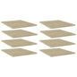 Ripiani Per Libreria 8Pz Rovere Sonoma 40X50X1,5Cm Multistrato Grigio Cemento
