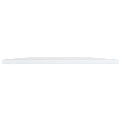 Ripiani Per Libreria 8Pz Bianco Lucido 40X50X1,5Cm Multistrato Grigio Cemento