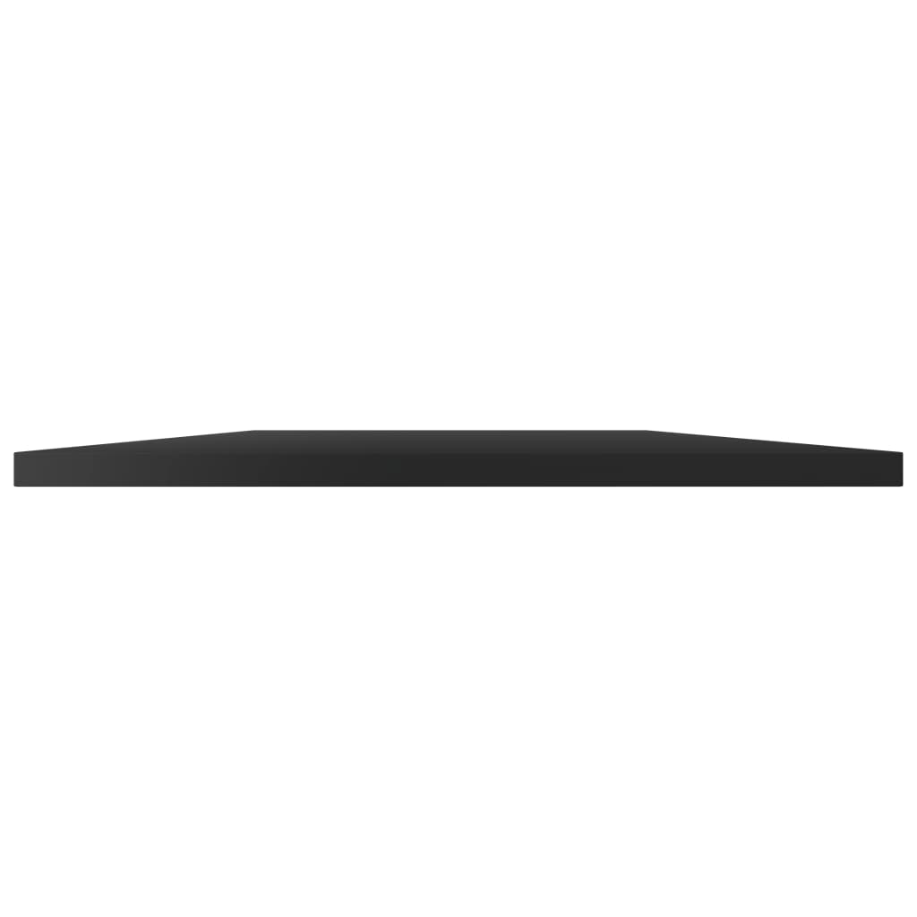Ripiani Per Libreria 4Pz Nero Lucido 40X50X1,5Cm Multistrato Grigio Cemento