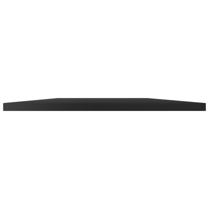 Ripiani Per Libreria 4Pz Nero Lucido 40X50X1,5Cm Multistrato Grigio Cemento