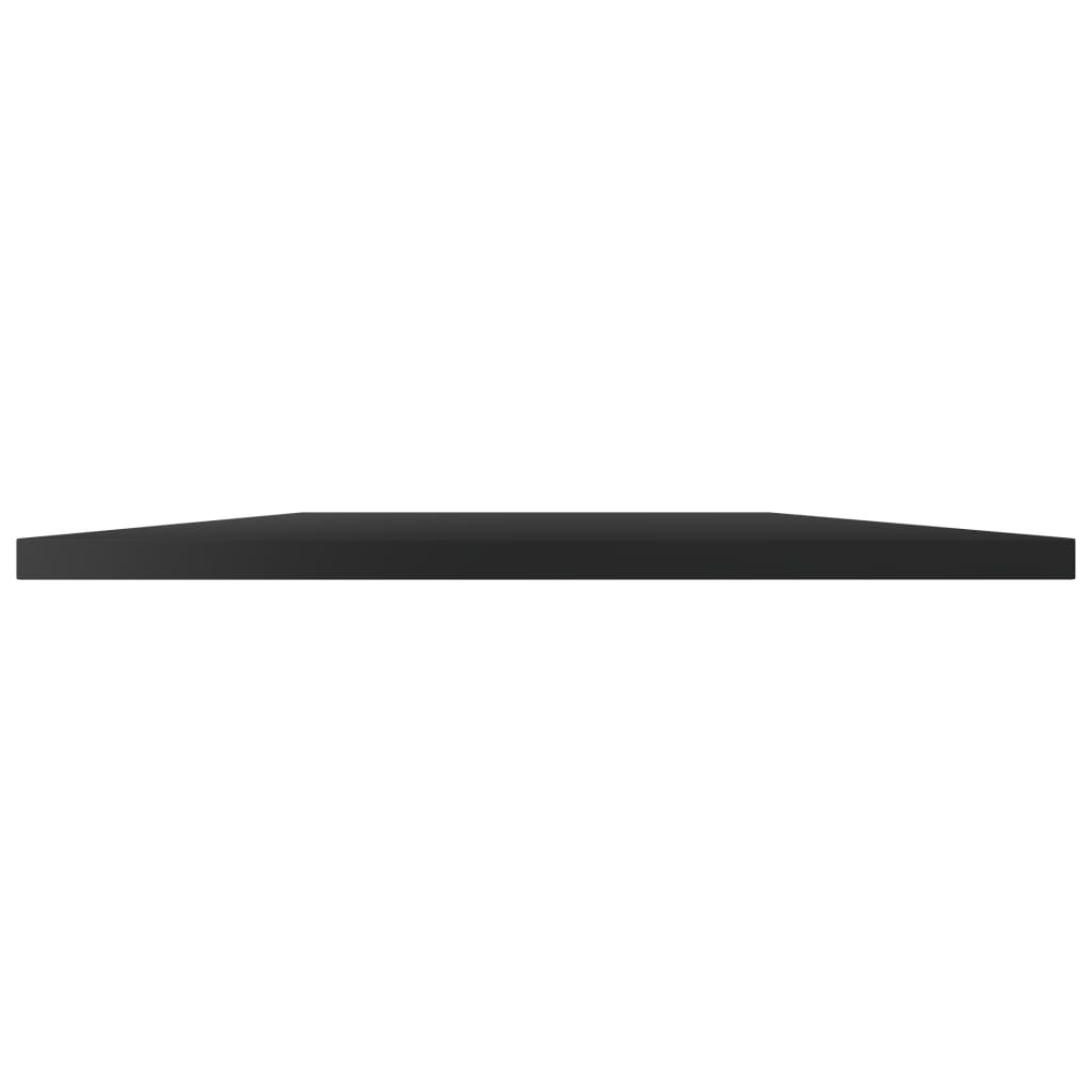 Ripiani Per Libreria 8Pz Nero Lucido 40X50X1,5Cm Multistrato Grigio Cemento