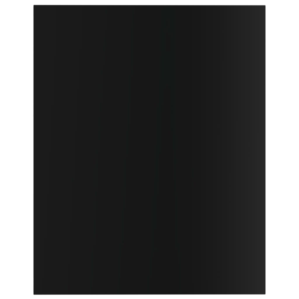 Ripiani Per Libreria 8Pz Nero Lucido 40X50X1,5Cm Multistrato Grigio Cemento