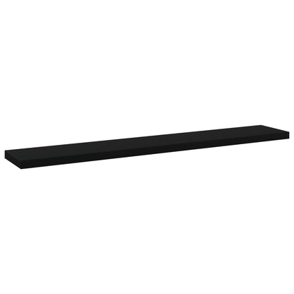 Ripiani Per Libreria 4Pz Neri 60X10X1,5Cm In Legno Multistrato Grigio Cemento