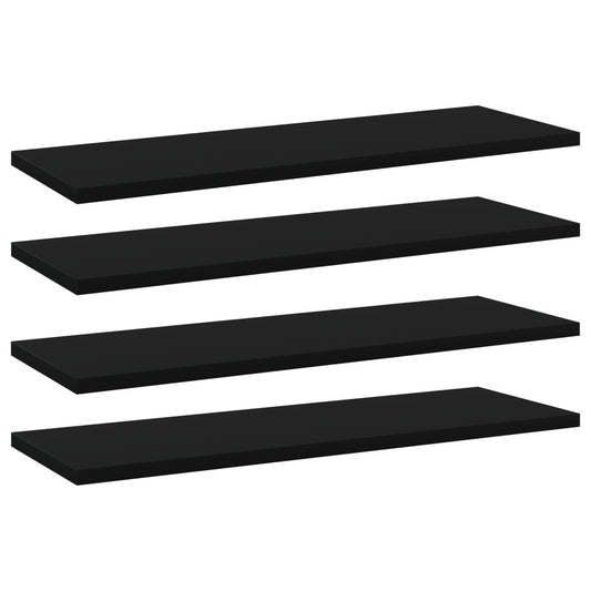 Ripiani Per Libreria 4Pz Neri 60X20X1,5Cm In Legno Multistrato Grigio Cemento