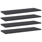 Ripiani Per Libreria 4Pz Grigi 60X20X1,5Cm In Legno Multistrato Grigio Cemento