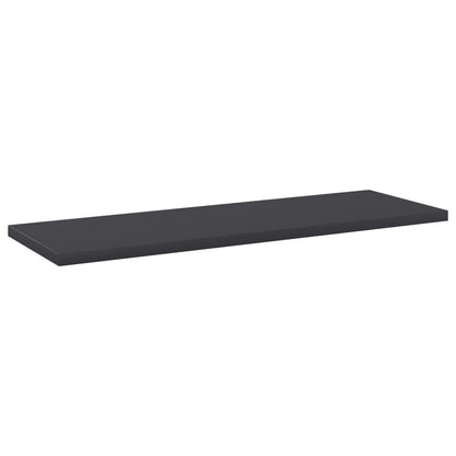 Ripiani Per Libreria 4Pz Grigi 60X20X1,5Cm In Legno Multistrato Grigio Cemento