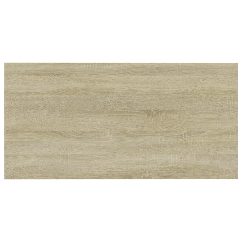 Ripiani Per Libreria 8Pz Rovere Sonoma 60X30X1,5Cm Multistrato Grigio Cemento