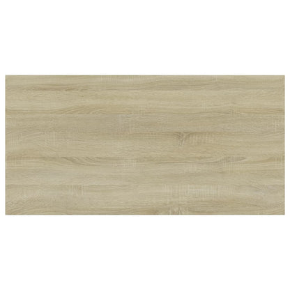 Ripiani Per Libreria 8Pz Rovere Sonoma 60X30X1,5Cm Multistrato Grigio Cemento
