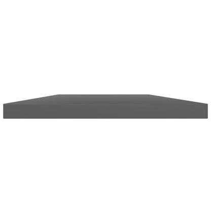 Ripiani Per Libreria 4Pz Grigio Lucido 60X30X1,5Cm Multistrato Grigio Cemento