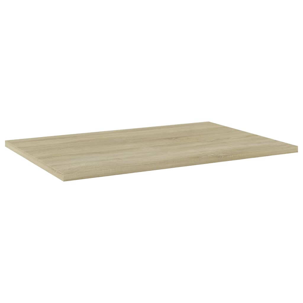 Ripiani Per Libreria 8Pz Rovere Sonoma 60X40X1,5Cm Multistrato Grigio Cemento