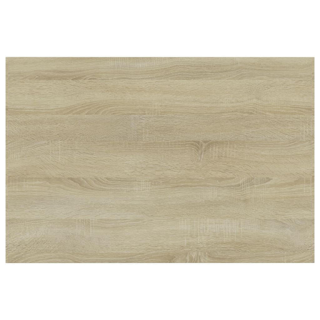 Ripiani Per Libreria 8Pz Rovere Sonoma 60X40X1,5Cm Multistrato Grigio Cemento