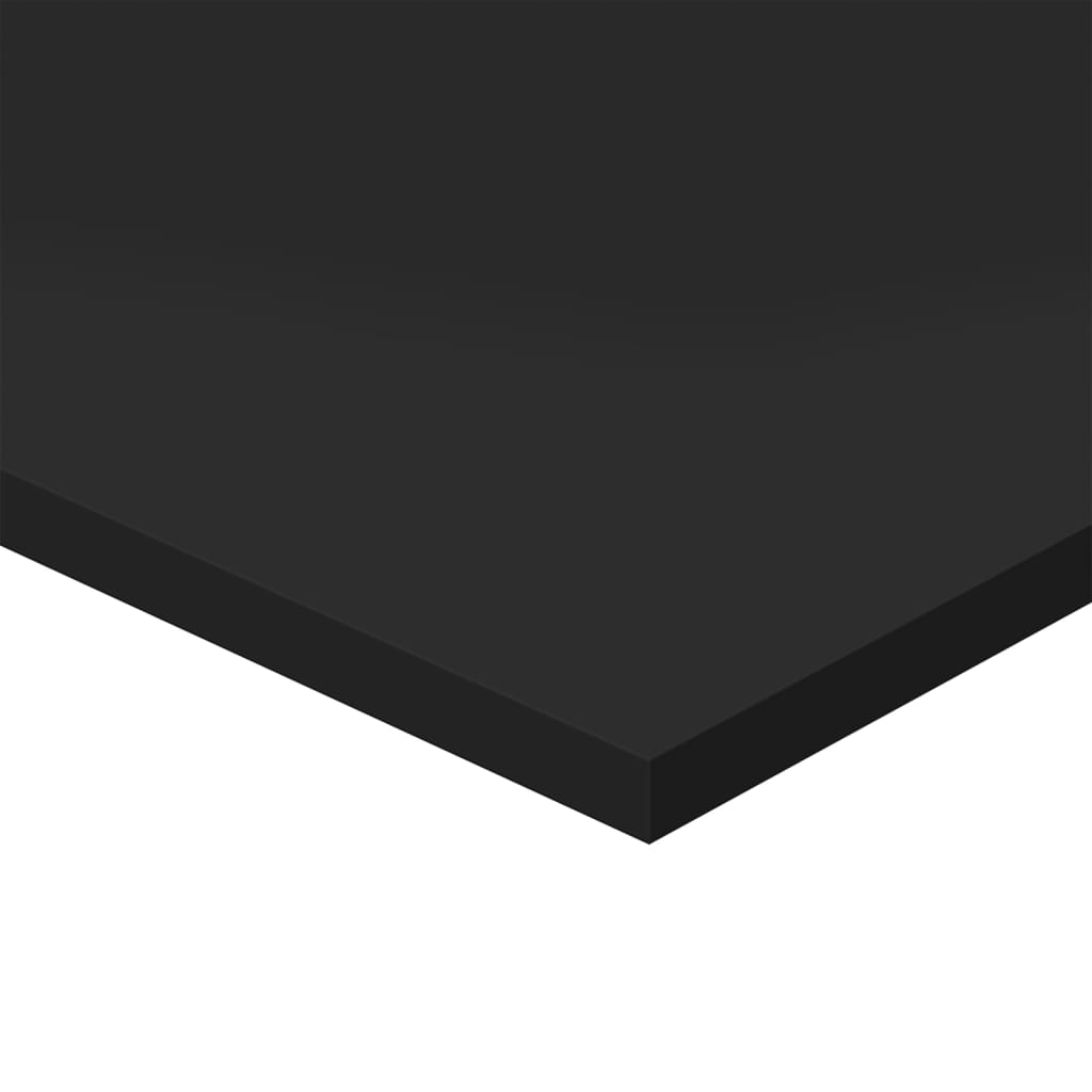 Ripiani Per Libreria 4Pz Nero Lucido 60X40X1,5Cm Multistrato Grigio Cemento
