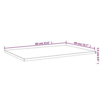 Ripiani Per Libreria 4Pz Nero Lucido 60X40X1,5Cm Multistrato Grigio Cemento
