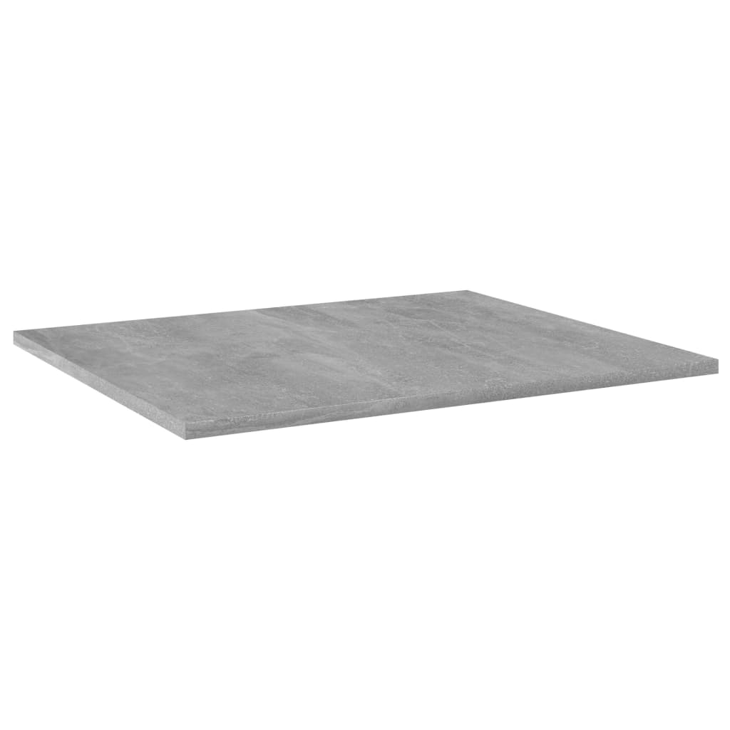 Ripiani Per Libreria 4Pz Grigio Cemento 60X50X1,5Cm Multistrato Grigio Cemento