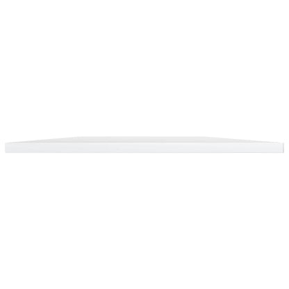 Ripiani Per Libreria 4 Pz Bianco Lucido 60X50X1,5Cm Multistrato Grigio Cemento