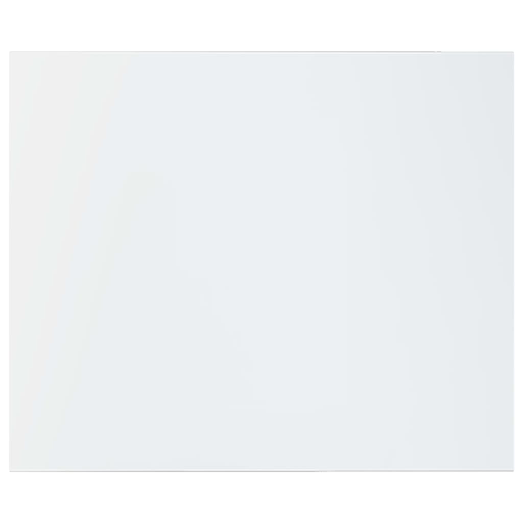 Ripiani Per Libreria 4 Pz Bianco Lucido 60X50X1,5Cm Multistrato Grigio Cemento