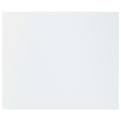 Ripiani Per Libreria 4 Pz Bianco Lucido 60X50X1,5Cm Multistrato Grigio Cemento