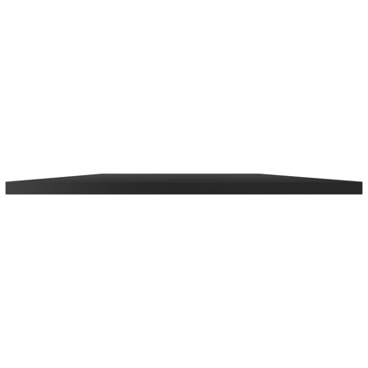 Ripiani Per Libreria 8Pz Nero Lucido 60X50X1,5Cm Multistrato Grigio Cemento