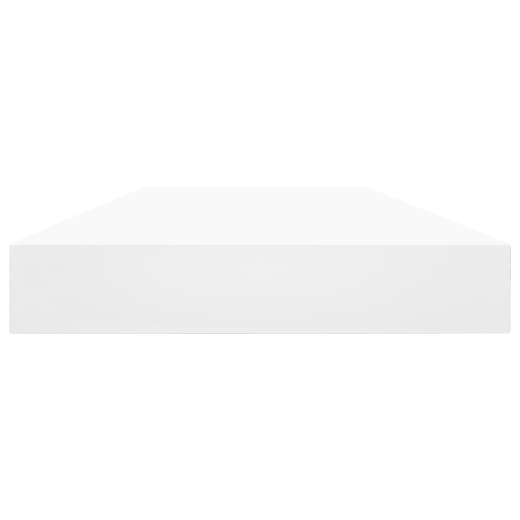 Ripiani Per Libreria 8Pz Bianchi 80X10X1,5 Cm Legno Multistrato Grigio Cemento