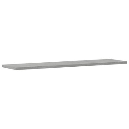 Ripiani Per Libreria 4Pz Grigio Cemento 80X20X1,5Cm Multistrato Grigio Cemento