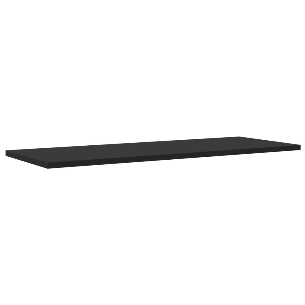 Ripiani Per Libreria 4Pz Neri 80X30X1,5Cm In Legno Multistrato Grigio Cemento