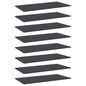 Ripiani Per Libreria 8Pz Grigi 80X30X1,5Cm In Legno Multistrato Grigio Cemento