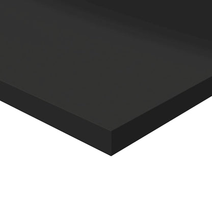 Ripiani Per Libreria 8Pz Nero Lucido 80X30X1,5Cm Multistrato