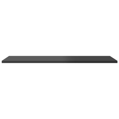 Ripiani Per Libreria 4Pz Grigio Lucido 80X30X1,5Cm Multistrato