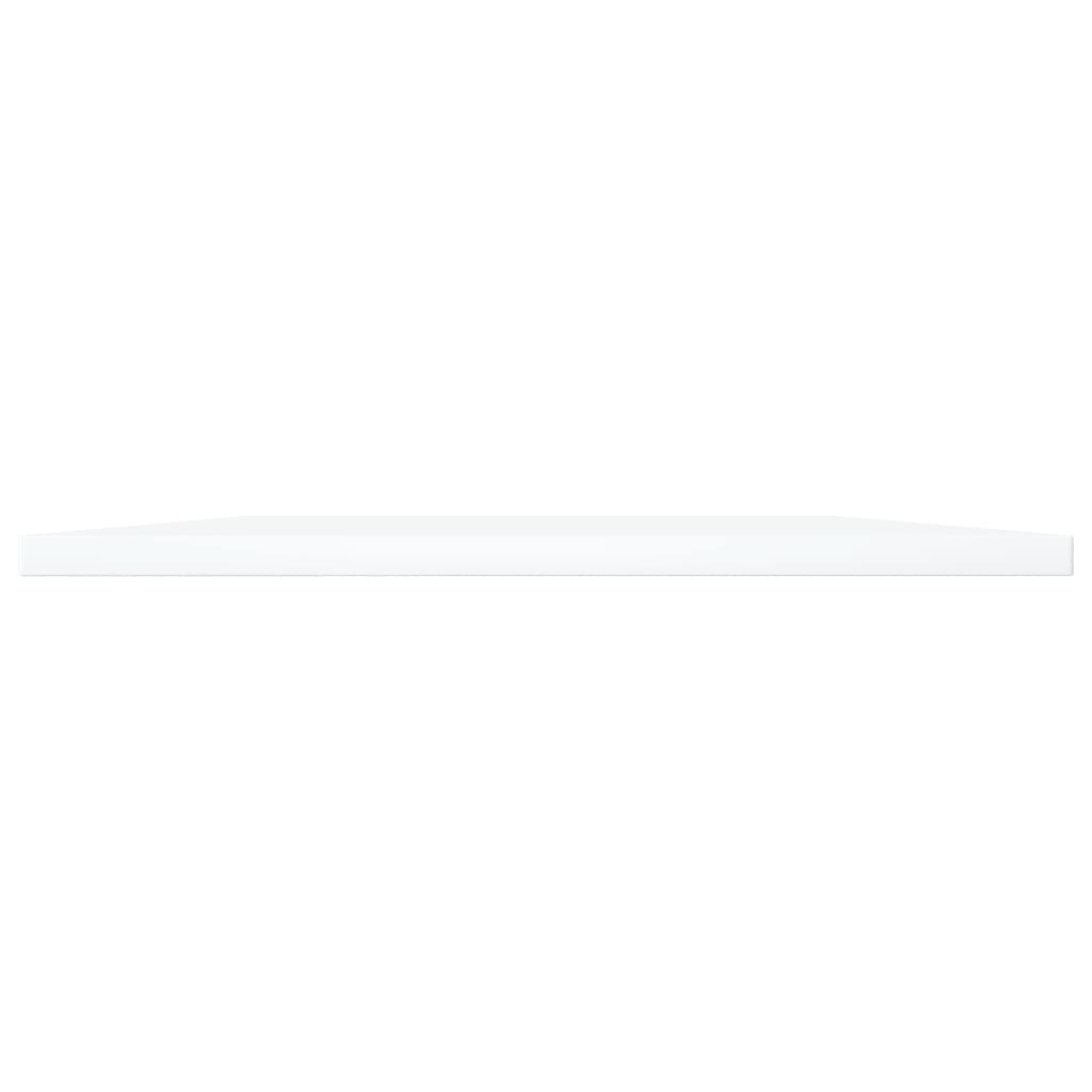 Ripiani Per Libreria 8Pz Bianchi 80X40X1,5 Cm Legno Multistrato