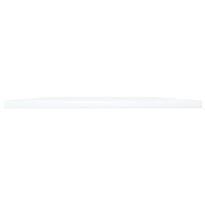 Ripiani Per Libreria 8Pz Bianchi 80X40X1,5 Cm Legno Multistrato