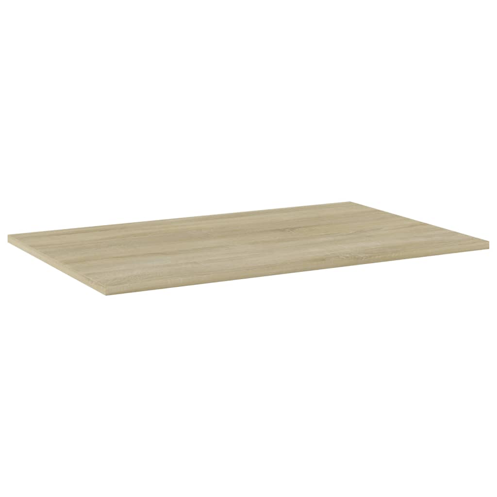 Ripiani Per Libreria 4Pz Rovere Sonoma 80X50X1,5Cm Multistrato